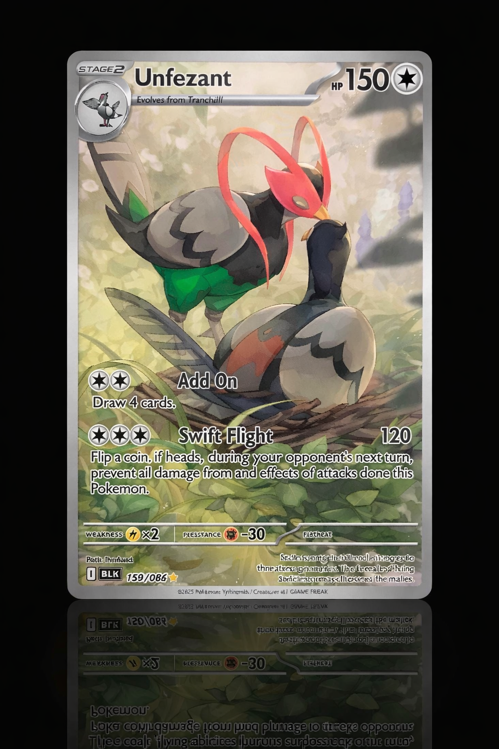 UNFEZANT - ILLUSTRATION RARE (MINT) /150