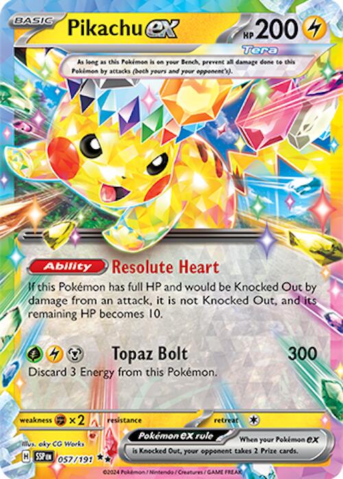 Pikachu Ex - 057/191 SSP