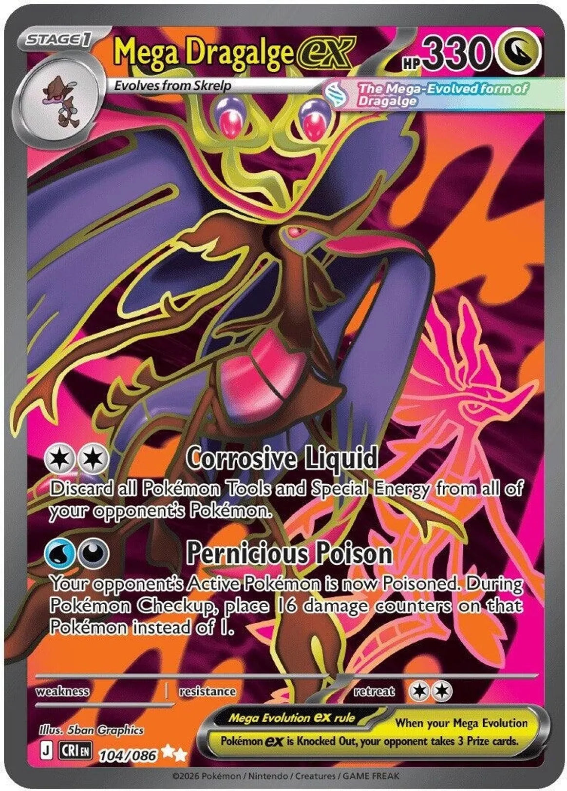Mega Dragalge Ex - 104/086