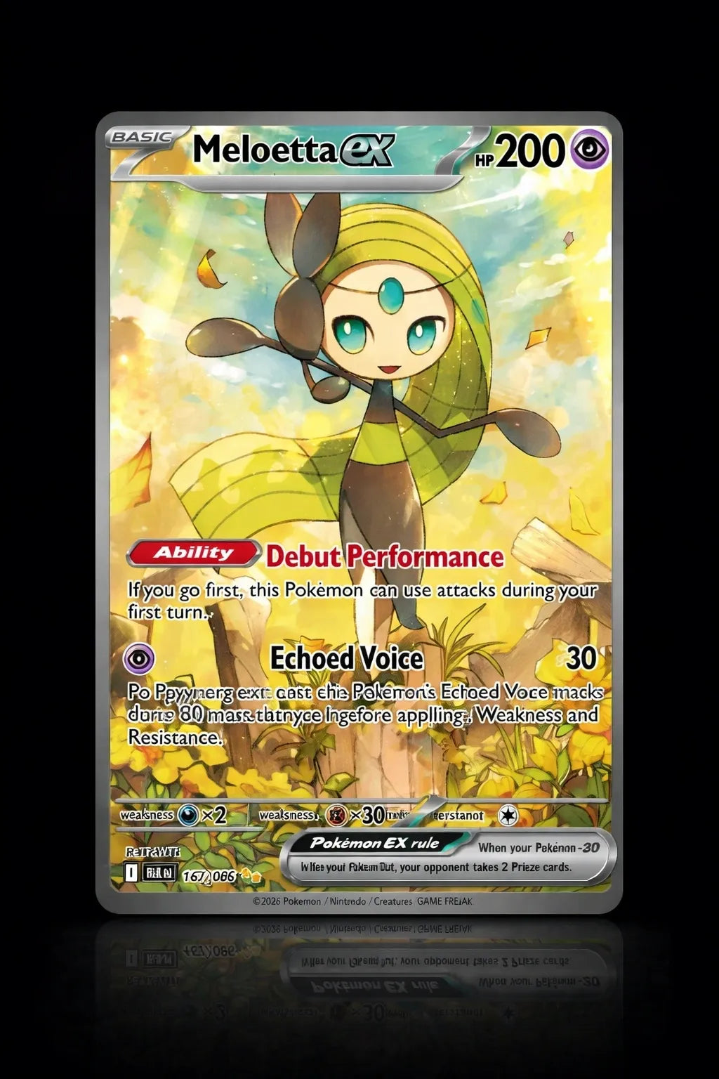 MELOETTA EX - Illustration EX (Mint) /167