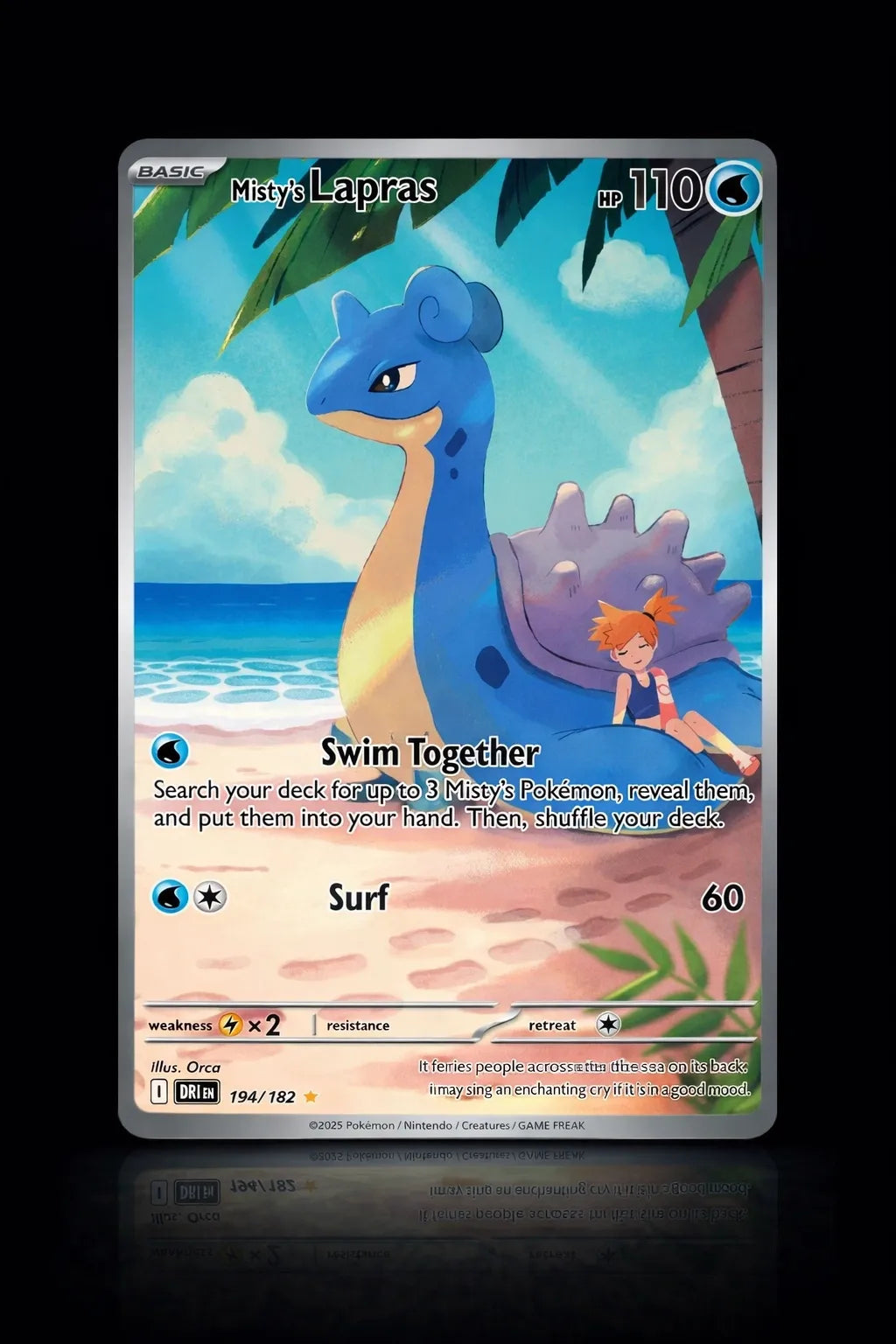 MISTY'S LAPRAS - ILLUSTRATION RARE (Mint) /194